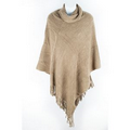 Knitted Acrylic Wholesale Poncho for Women